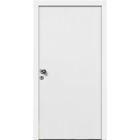 Porte d'ingresso a telaio e a pannello pieno in legno