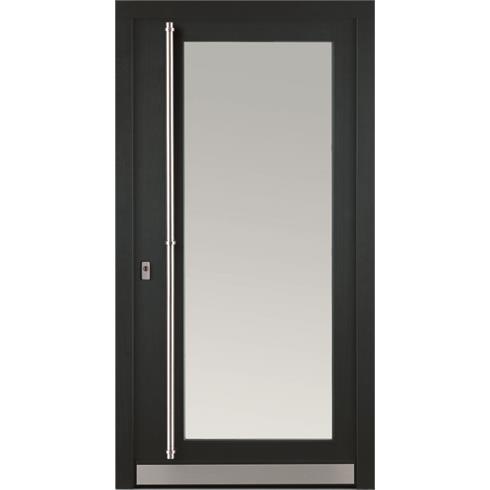 Porte d'ingresso a telaio in legno-alluminio
